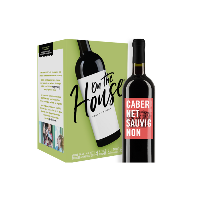 Cabernet Sauvignon Style Wine Making Kit - On The House™