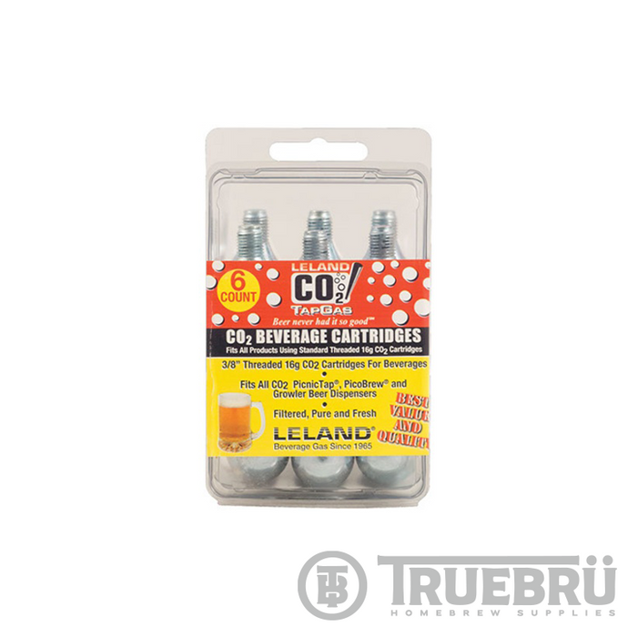 CO2 Cartridge (16 g) Threaded - 6 Count