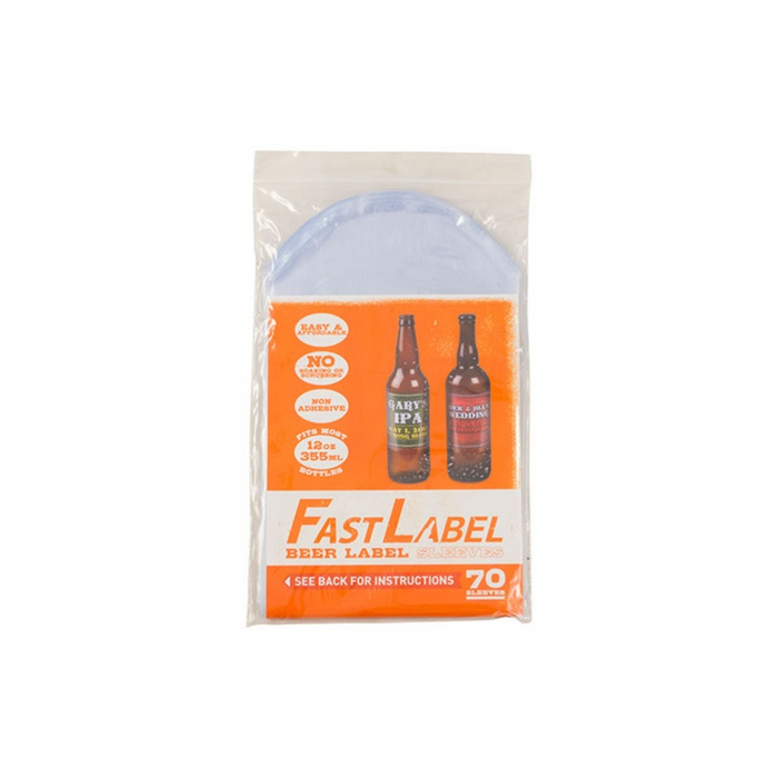 Fastlabel Bottle Label Sleeves | 70ct
