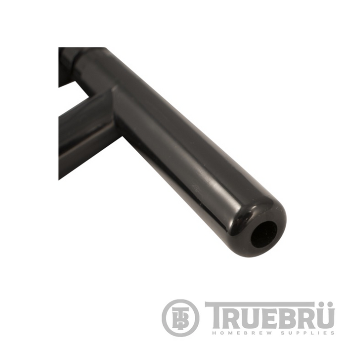 Pluto Handheld Beverage Gun – Stainless Steel Beer Faucet with Black Nylon Handle