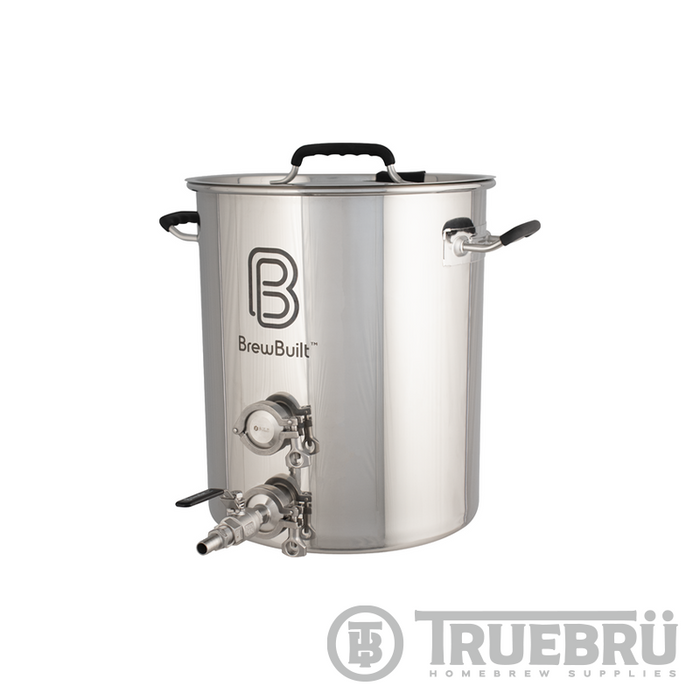 BrewBuilt Brewing Kettle 1.5" Tri-Clamp Dual port (10 GAL)