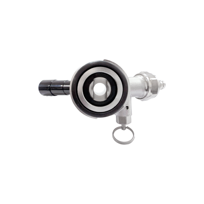 KOMOS® D-Style Keg Coupler | Sanke Beer Tap | Stainless Steel Body & Probe | PRV | Gas Barb Included