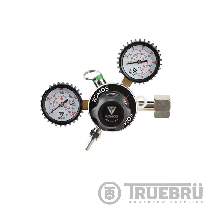 KOMOS Dual Gauge CO2 Regulator