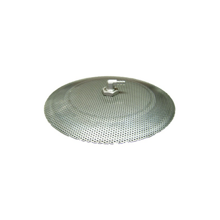 False Bottom Stainless Steel Domed - 12 in. Diameter