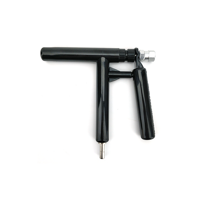 Pluto Handheld Beverage Gun – Stainless Steel Beer Faucet with Black Nylon Handle