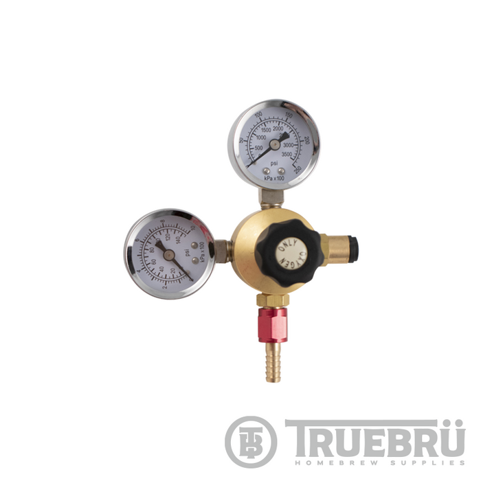 Dual Gauge Oxygen Regulator (for disposable tanks)