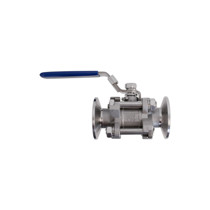 Stainless Ball Valve - 1.5 in. T.C. - 3 Piece