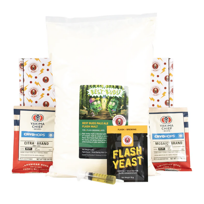 Best Buds Pale Ale Flash Brewing Kit 5 Gallons
