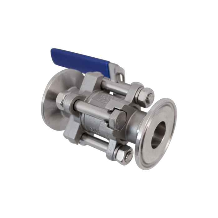 Stainless Ball Valve - 1.5 in. T.C. - 3 Piece