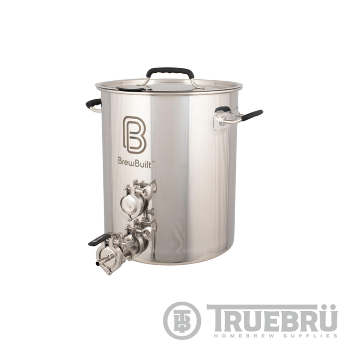 BrewBuilt Brewing Kettle 1.5" Tri-Clamp Dual port (15 GAL)