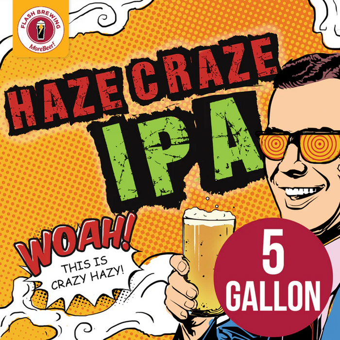 Haze Craze IPA Flash Brewing Kit 5 Gallons