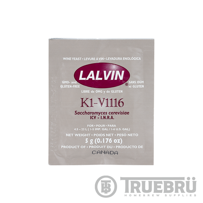 Levadura de vino, K1-V1116, 5 g