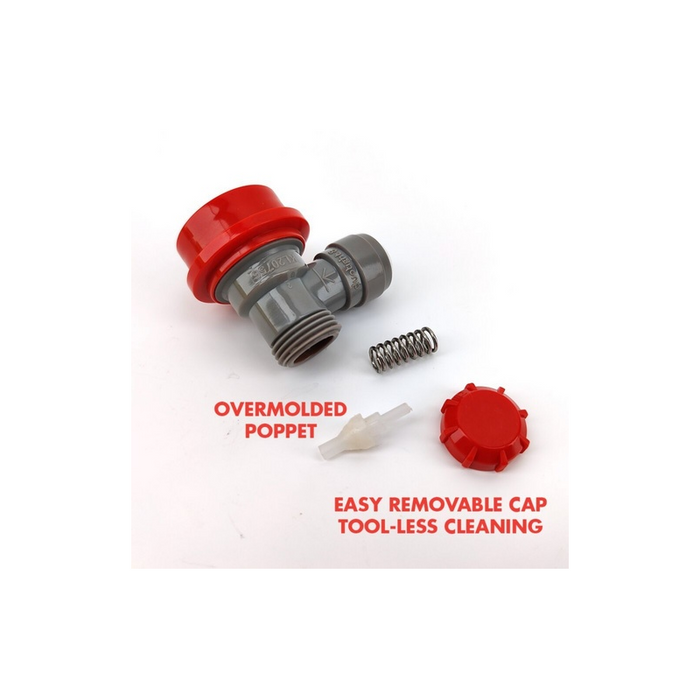 Duotight Ball Lock QD Gas In 6.35mm | Quick Disconnect Gas In Push-In Fitting