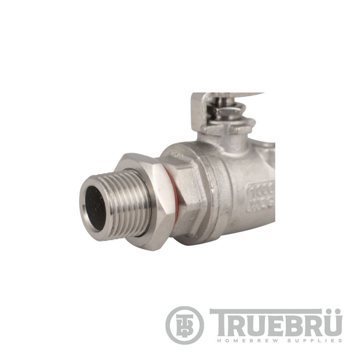 Weldless Ball Valve Assembly SS - 1/2" BSP