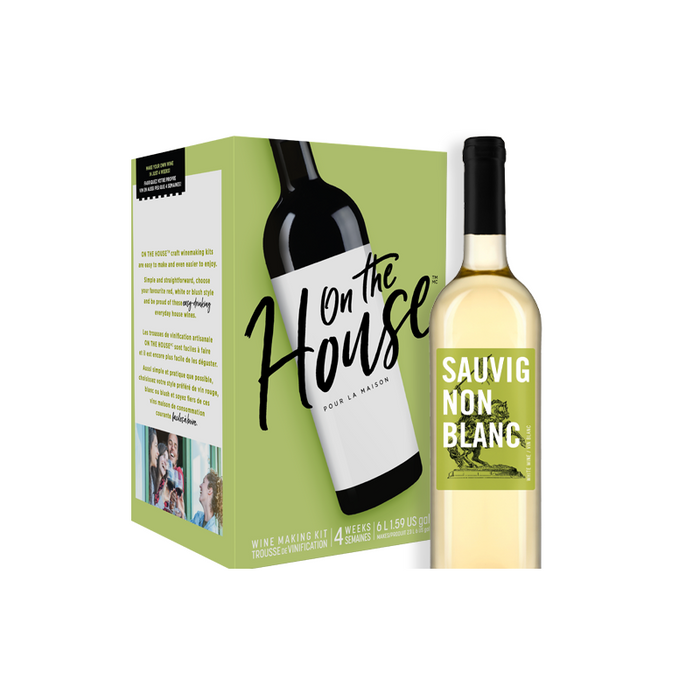 On The House Wine Kit Sauvignon Blanc Style