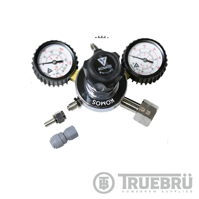 KOMOS Dual Gauge CO2 Regulator