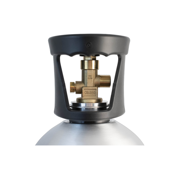 KOMOS® 20 lb Aluminum CO₂ Tank - CGA320 Valve - (Call to order)