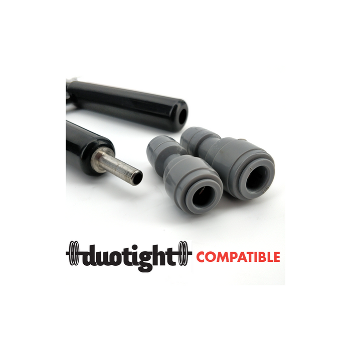 Pluto Handheld Beverage Gun – Stainless Steel Beer Faucet with Black Nylon Handle