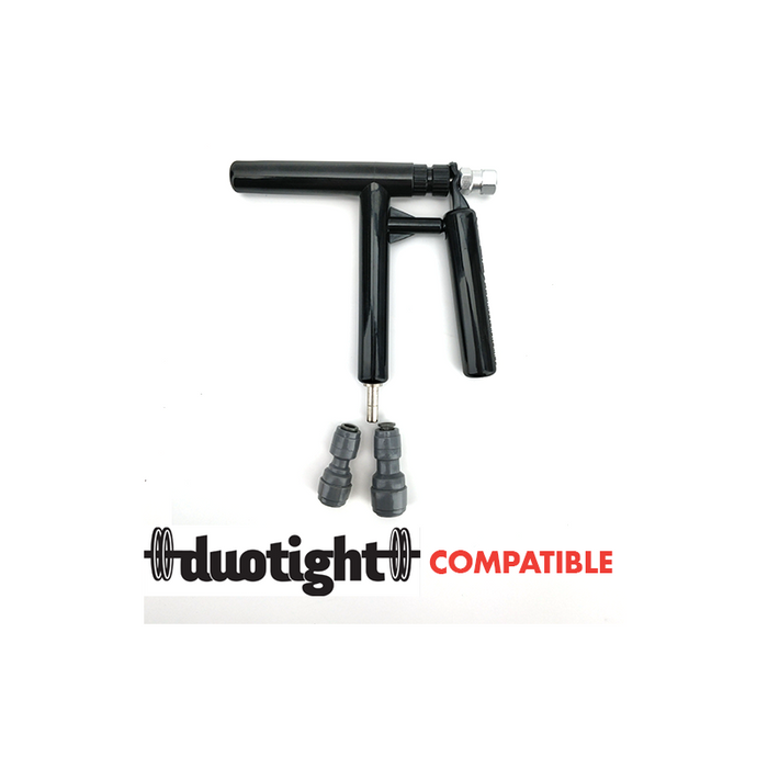 Pluto Handheld Beverage Gun – Stainless Steel Beer Faucet with Black Nylon Handle