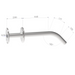 BrewBuilt Tri-Clamp Kettle Maximizer dimensions