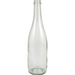 750mL clear Farro Glass champagne bottles, case of 12