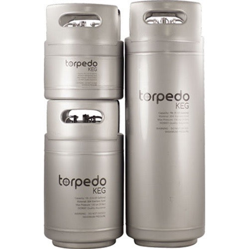 Slimline Torpedo Keg | Ball Lock Keg | Stainless Steel Corny Keg | Low2 Keg Lid O-Ring | Superior Oxygen Barrier Properties