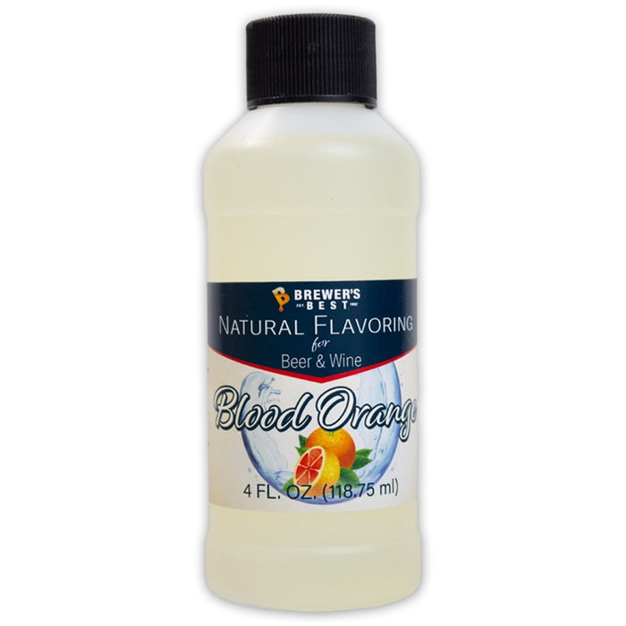 NATURAL BLOOD ORANGE  FLAVORING EXTRACT 4 OZ