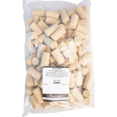 Premium Wine Corks #9 x 1.75 in, 100ct