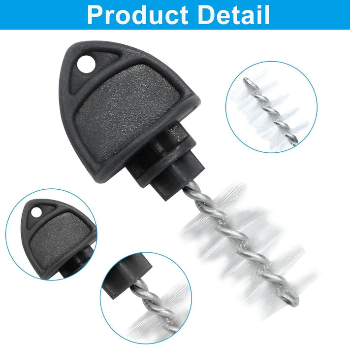 Faucet Brush Cap 2pk (black soft bristle)