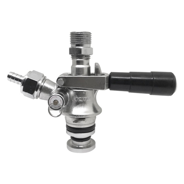 U-Style Keg Coupler | Guinness Keg Beer Tap | Stainless Steel | PRV | Gas Barb Included