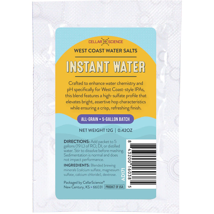 CellarScience® Instant Water™ | West Coast Water Salts