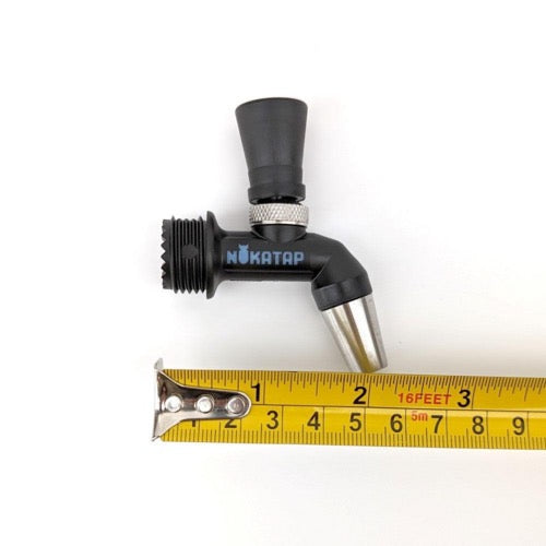 NukaTap Mini Beer Faucet Assembly Kit | Flow Control Ball Lock Quick Disconnect (QD) | Duotight Adapter | Self Closing Spring