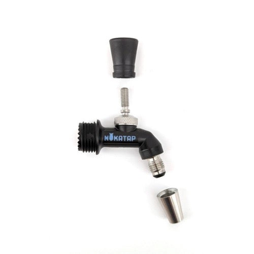 NukaTap Mini Beer Faucet Assembly Kit | Flow Control Ball Lock Quick Disconnect (QD) | Duotight Adapter | Self Closing Spring