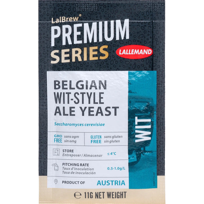 Lallemand | LalBrew® Wit Belgian Wit Style Ale Yeast | Dry Beer Yeast | 11g