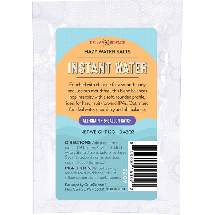 CellarScience® Instant Water™ | Hazy Water Salts