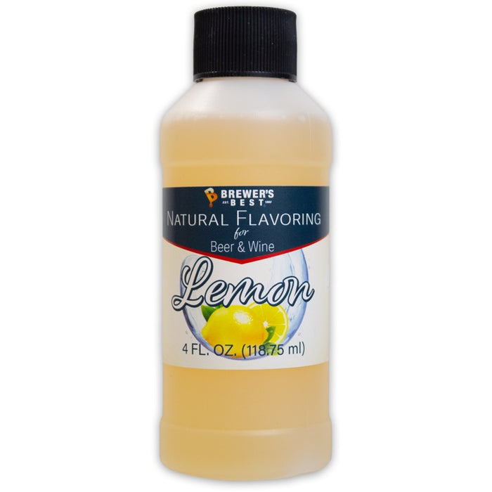 NATURAL LEMON FLAVORING EXTRACT 4 OZ