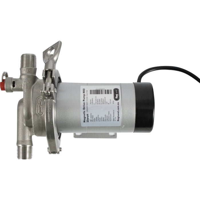 KegLand MKII Magnetic Drive Pump - Stainless Steel Head- 5 GPM - 25 Watt