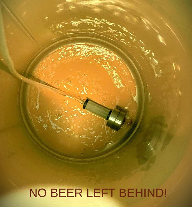 FLOTit 2.0 - No Beer Left Behind Floating Dip Tube with Double Filter Inlet