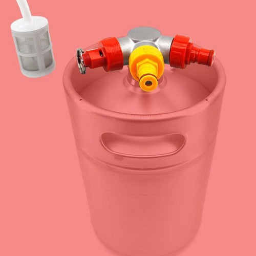 Low Profile Ball Lock Tapping Head Kit for Kegland mini kegs