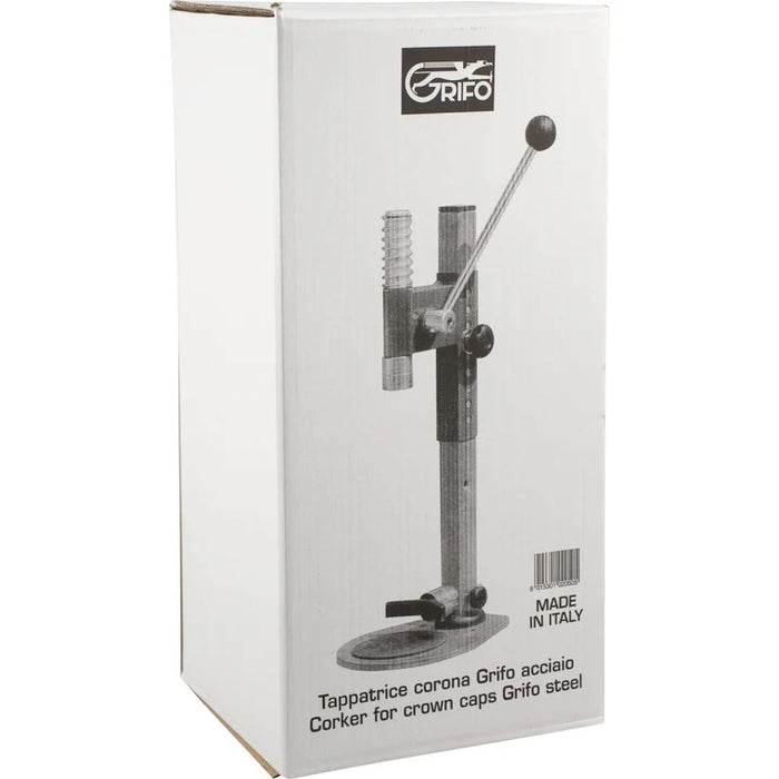 Grifo Deluxe Bench Capper -  Height Adjustable - 26 mm & 29 mm Crown Cap Compatible