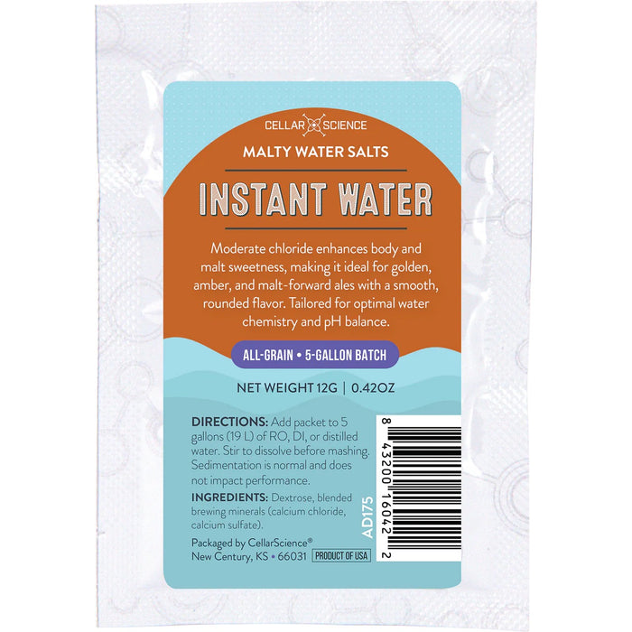 CellarScience® Instant Water™ | Malty Water Salts