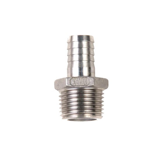 1/2" NPT x 1/2" Tubing Barb Fitting