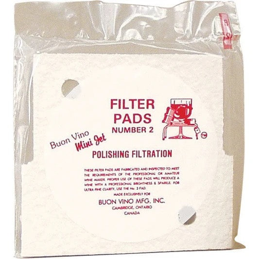 Buon Vino Mini Jet Filter Pads #2 Polish (3pack)