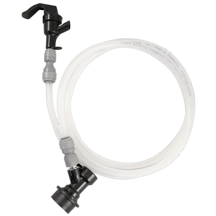 Conjunto de tubos de cerveza EVABarrier - 4 mm de diámetro interior x 8 mm de diámetro exterior - Bloqueo de bola QD