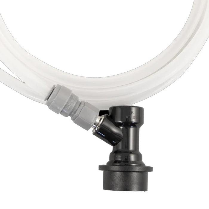 Conjunto de tubos de cerveza EVABarrier - 4 mm de diámetro interior x 8 mm de diámetro exterior - Bloqueo de bola QD