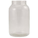 One gallon wide-mouth glass jar without lid