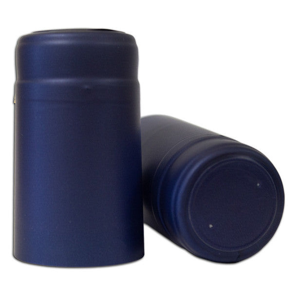 LD Carlson Matte Navy Blue PVC Shrink Capsules 30 count
