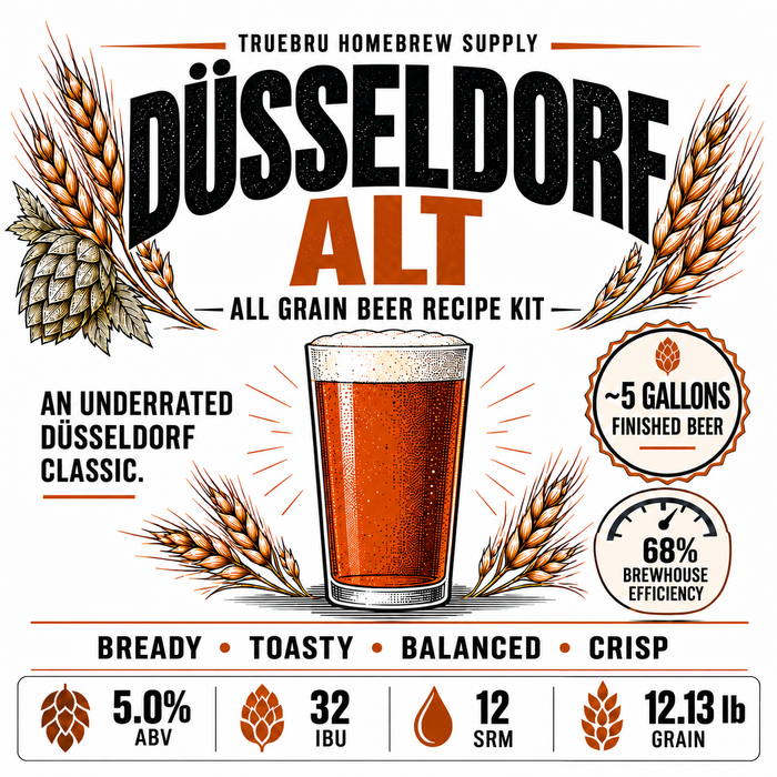 TRUEBRÜ Düsseldorf Alt all grain beer recipe kit